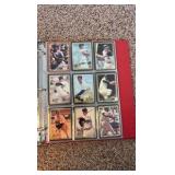 Binder Filled With Vintage Baseball Cards, Action Packed All Time Greats Babe Ruth, Hank Aaron, Nolan Ryan and Others