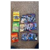 Three Boxes of Collect a Books Booklet Cards Featuring Baseball Legends