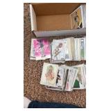 Box of Baseball Cards, Lots of Stats and Semi Stars, Most Cards Sleeved