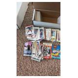 Box of Sports Cards, Mix of Sports and Years, Stars and Stickers and One Sealed Pack