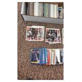 Box of Baseball and Football Cards, Includes Vintage Oversized Vikings Cards and Vikings McDonalds Cards