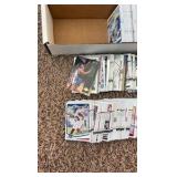 Box of Mostly Modern Football Cards, Lots of Stats