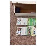 Half Filled Box of Vintage Football Cards From the 1980’s