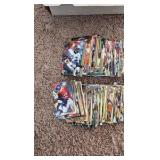 1982 Action Packed Football Card Lot, Nearly Full Box