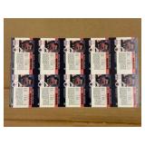 1990 Pro Set Uncut Sheet of Mike Ditka NFL Trading Cards NFL Hall of Famer RARE