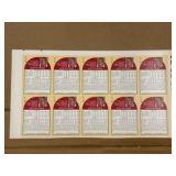1990 NBA Hoops Scottie Pippen Uncut Sheet of Cards RARE Basketball Star and Chicago Bulls Legendary Player