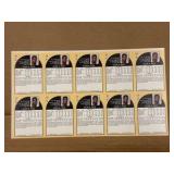 1990 NBA Hoops Uncut Sheet of Glen Rice Rookie Cards Basketball RARE Collectible