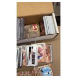 Box of WWE Wrestling Cards, UFC and Desert Storm Trading Cards