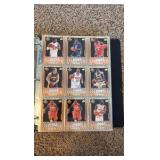 Binder Of NBA Rookie and Prospect Cards, Some Mixed Football and Baseball Rookies on the Last Few Pages, 39 Pages of Cards