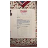 1993 Donruss Promotional Material Sent to Card Shops, Includes Rare Vendor Letter and Sample Baseball Card