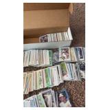 Box of Mixed Baseball Cards, Some Stars, Parallels, Vintage and Modern, Most Cards are Sleeved