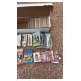Box of Sports Cards, Mix of Sports and Years, Stars and Stickers and One Sealed Pack