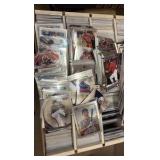 Big Box of “Shiney” Chrome Cards, Baseball, Basketball and Football, Mostly Newer