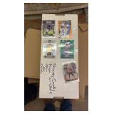 Box of “Shiney” Metallic and Chrome Looking Cards, Mix of Football, Baseball and Basketball, Lots of Stars