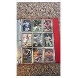Binder Filled With Vintage Baseball Cards, Action Packed All Time Greats Babe Ruth, Hank Aaron, Nolan Ryan and Others