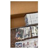 Box of Mostly Modern Football Cards, Lots of Stats