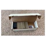 Half Filled Box of Vintage Football Cards From the 1980’s