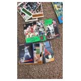 Huge Oversized Card and Sticker Panel Lot, Dozens of Cards, Stars, Babe Ruth Card, Vintae Stickers and More