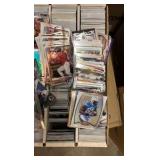 Big Box of “Shiney” Chrome Cards, Baseball, Basketball and Football, Mostly Newer