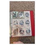 Binder Filled With Vintage Baseball Cards, Action Packed All Time Greats Babe Ruth, Hank Aaron, Nolan Ryan and Others
