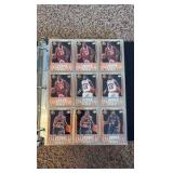 Binder Of NBA Rookie and Prospect Cards, Some Mixed Football and Baseball Rookies on the Last Few Pages, 39 Pages of Cards