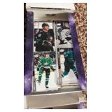 Four Opened Boxes of 2020-21 Upper Deck Hockey Card Boxes, Looks Like the Young Guns Rookies Have Been Taken Out But the Star Cards are Mostly There Along With Commons, Includes A Few Hundred Cards