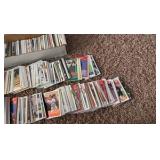 Box of Baseball and Football Cards,1980’s to 2010’s