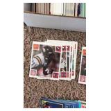 Box of Baseball and Football Cards, Includes Vintage Oversized Vikings Cards and Vikings McDonalds Cards