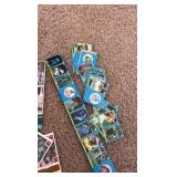 Huge Oversized Card and Sticker Panel Lot, Dozens of Cards, Stars, Babe Ruth Card, Vintae Stickers and More