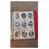 Binder Filled With Vintage Baseball Cards, Action Packed All Time Greats Babe Ruth, Hank Aaron, Nolan Ryan and Others