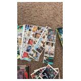 Huge Oversized Card and Sticker Panel Lot, Dozens of Cards, Stars, Babe Ruth Card, Vintae Stickers and More