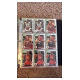 Binder Of NBA Rookie and Prospect Cards, Some Mixed Football and Baseball Rookies on the Last Few Pages, 39 Pages of Cards