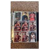 Binder Of NBA Rookie and Prospect Cards, Some Mixed Football and Baseball Rookies on the Last Few Pages, 39 Pages of Cards