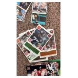 Huge Oversized Card and Sticker Panel Lot, Dozens of Cards, Stars, Babe Ruth Card, Vintae Stickers and More