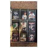 Binder of Baseball All Star and Insert Card From 1990’s