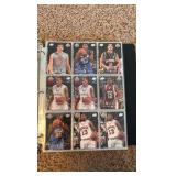 Binder Of NBA Rookie and Prospect Cards, Some Mixed Football and Baseball Rookies on the Last Few Pages, 39 Pages of Cards