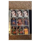 Binder Of NBA Rookie and Prospect Cards, Some Mixed Football and Baseball Rookies on the Last Few Pages, 39 Pages of Cards