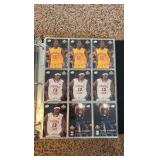 Binder Of NBA Rookie and Prospect Cards, Some Mixed Football and Baseball Rookies on the Last Few Pages, 39 Pages of Cards