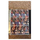 Binder Of NBA Rookie and Prospect Cards, Some Mixed Football and Baseball Rookies on the Last Few Pages, 39 Pages of Cards