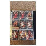 Binder Of NBA Rookie and Prospect Cards, Some Mixed Football and Baseball Rookies on the Last Few Pages, 39 Pages of Cards