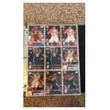 Binder Of NBA Rookie and Prospect Cards, Some Mixed Football and Baseball Rookies on the Last Few Pages, 39 Pages of Cards