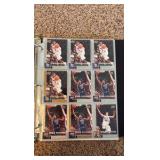 Binder Of NBA Rookie and Prospect Cards, Some Mixed Football and Baseball Rookies on the Last Few Pages, 39 Pages of Cards