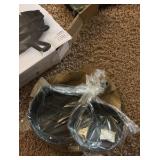 Cast Iron Skillets from Cooks Brand, 3-Pack but The Largest Skillet is Missing, The Two Skillets Remaining are 6 1/4” and 7 7/8” Sizes