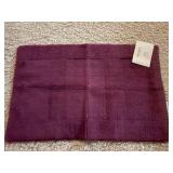 BearPaw Brand Blake Bath Rug 21 Inches by 34 Inches Burgundy Color Certified Standard 100 By Oeko-Tek