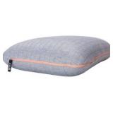 Solid 8 Air Cell Medium Firm Foam Down Alternative Pillow with Instacool, Jumbo