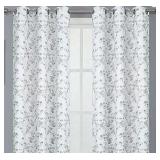 2 Panel Regal Home Arlo Grommet Top Energy Saving Blackout Set of 2 Curtain Panel Curtain Length: 84 Inch Curtain Width: 38 Inch