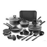 Cooks Brand 30-pc Aluminum Non-Stick Cookware Set