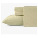 Pointehaven 180 GSM Cotton Parchment Flannel Deep Pocket 3 pc Sheet Set, Twin