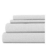 Queen - My Heart 4-Piece Patterned Sheet Set - 1 Fitted Sheet, 1 Flat Sheet, 2 Pillow Cases
