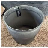 Natural IronStone Garden/Flower Pot 14-Inches Wide 3.6 Gallon Dark Brownish Gray Color